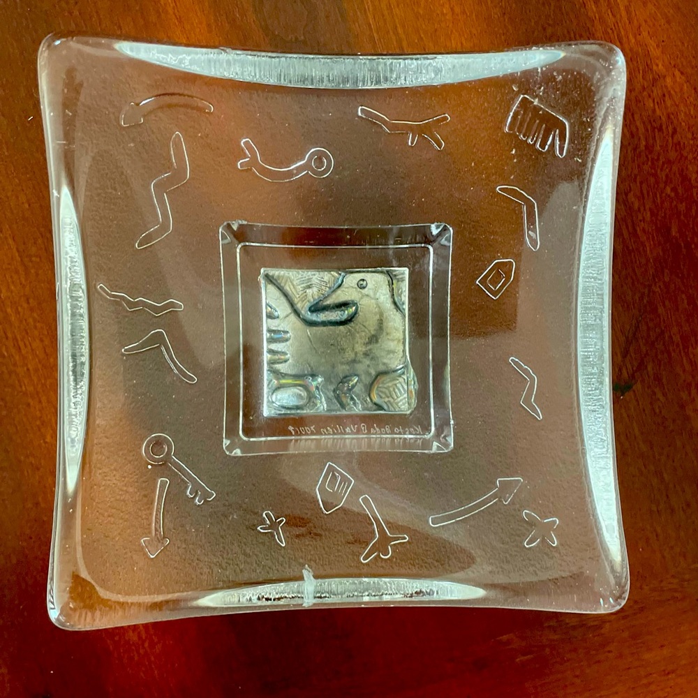 Kosta Boda Glass Dish